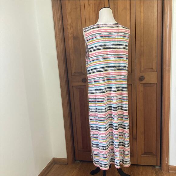 Talbots Striped Knit Pullover Dress, Size XL - Picture 3 of 5